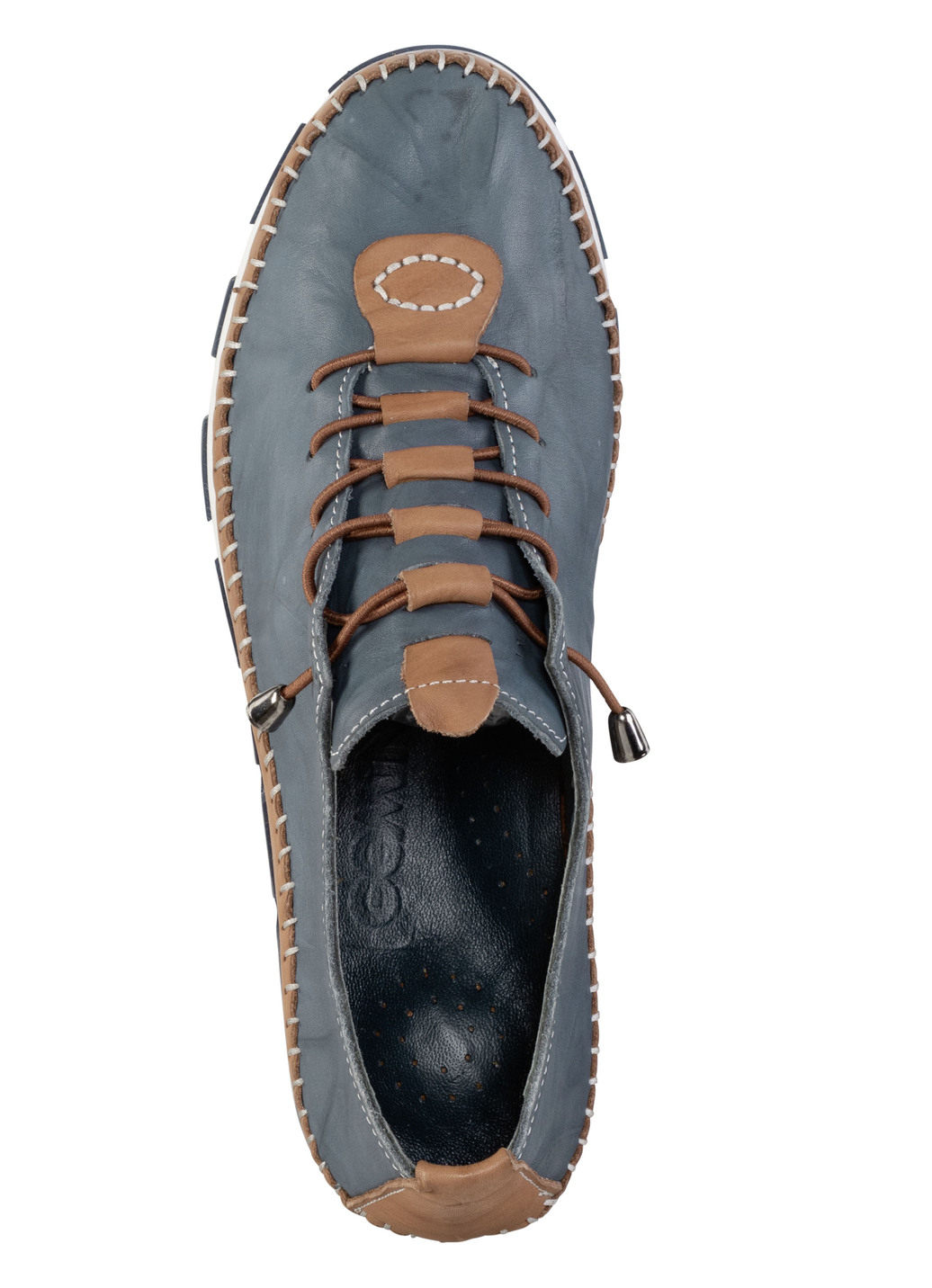Gemini Schnürschuh mit dezenter Knitter-Struktur