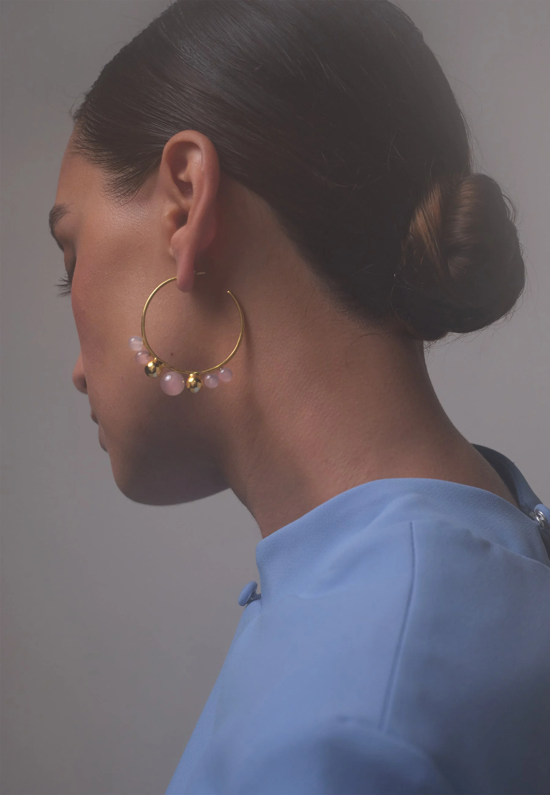 BOUCLES D'OREILLES ELARA ROSE - Boucles d'oreilles elara rose | Rose