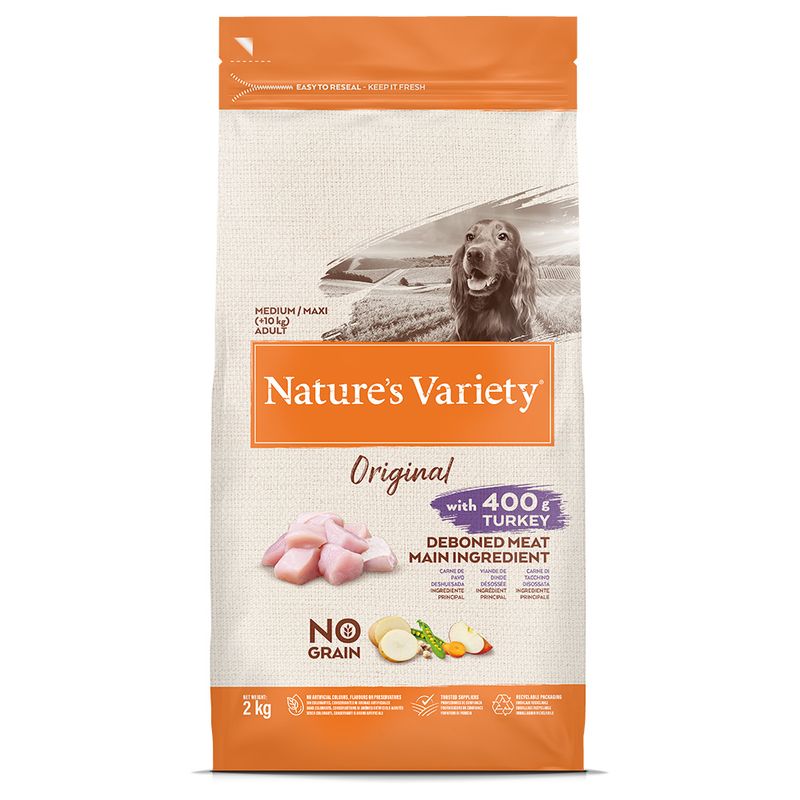 Nature's Variety Original No Grain Medium/Maxi Adult dinde