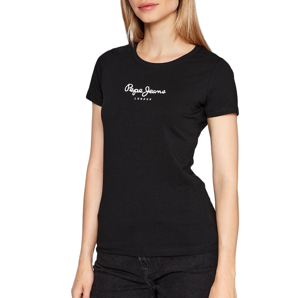 Pepe jeans T-shirt Noir Femme Pepe Jeans New Virginia