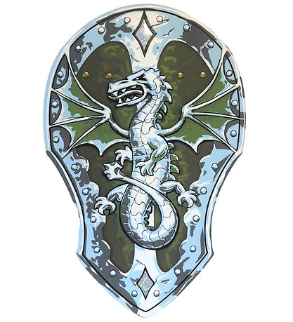 Liontouch Udklædning - Dragon Skjold -  Grøn