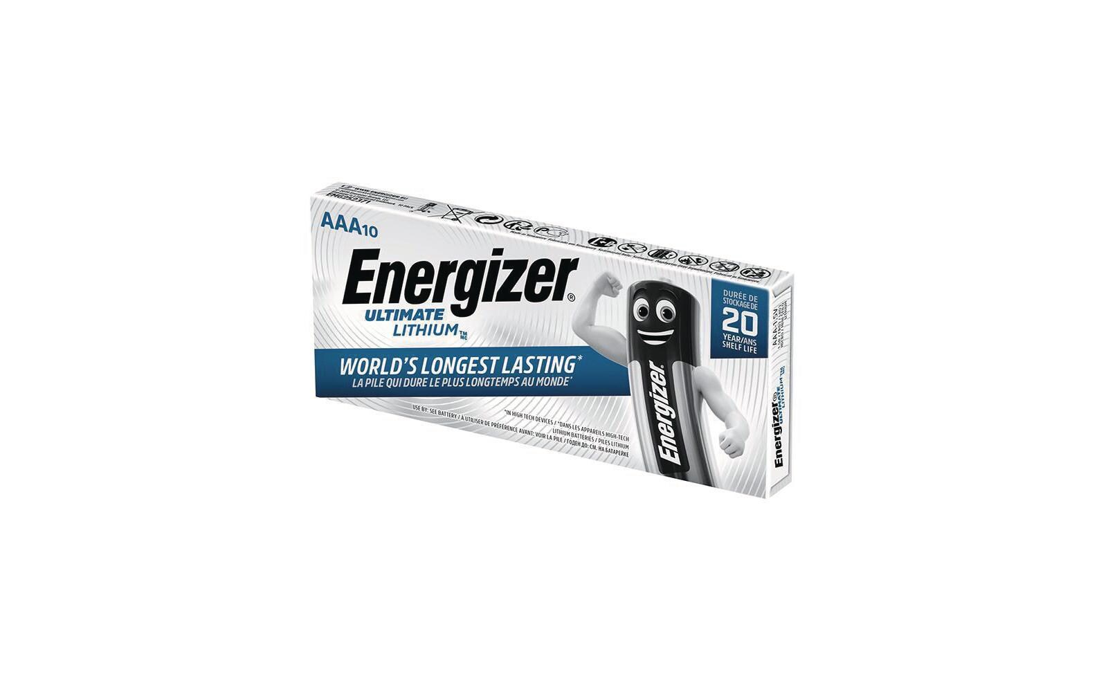 Batterie Ultimate Lithium AAA , 10 StückTyp LR03 / AAA / Micro, 10 Stück
