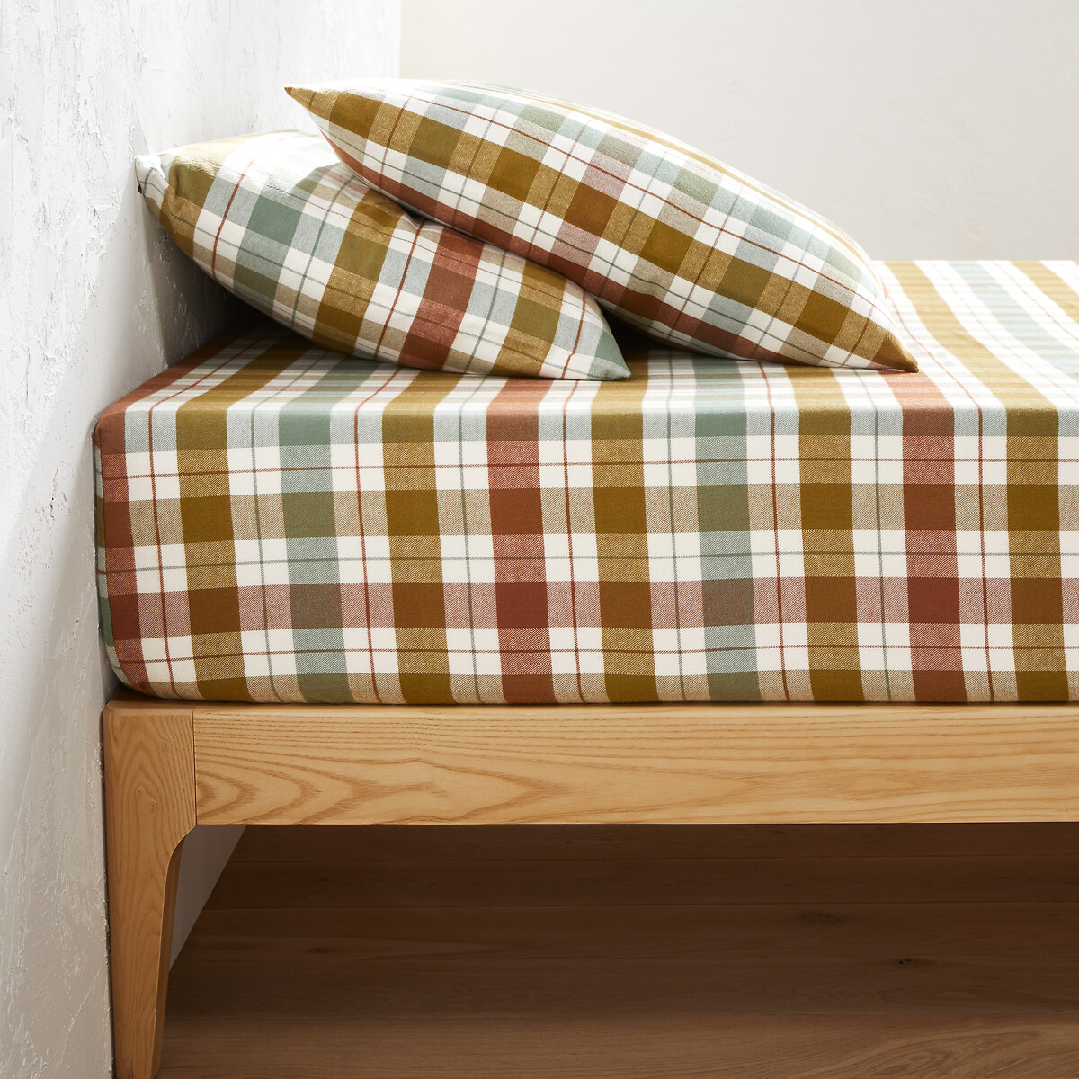 LA REDOUTE INTERIEURS<br>Lençol de flanela com elástico, 30 cm de largura, Molgan
