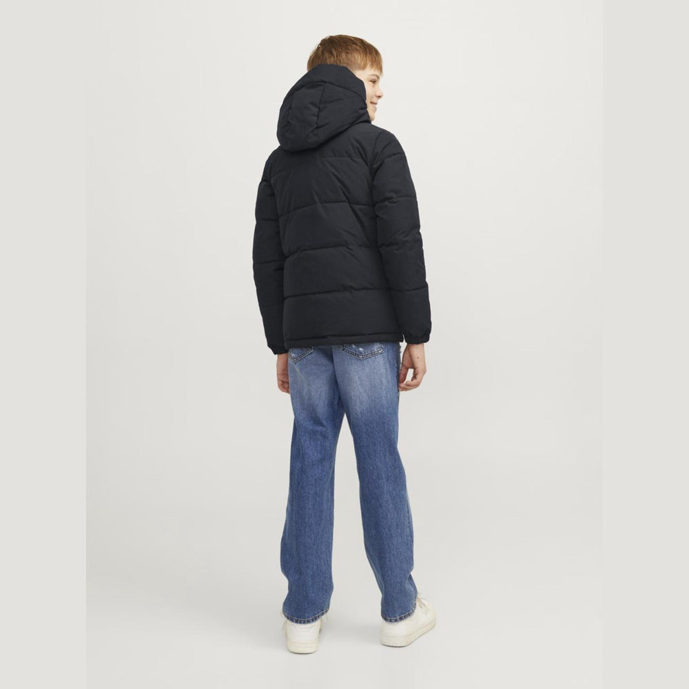 Køb Jack & Jones Junior Black Eotto Puffer Jakke