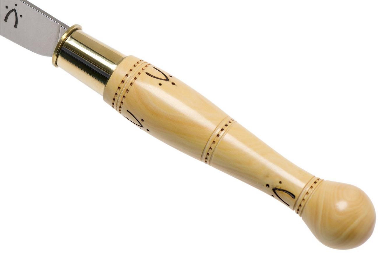 Nontron No. 25 Turning Ferrule, Boxwood, ball shape NN25BO zakmes