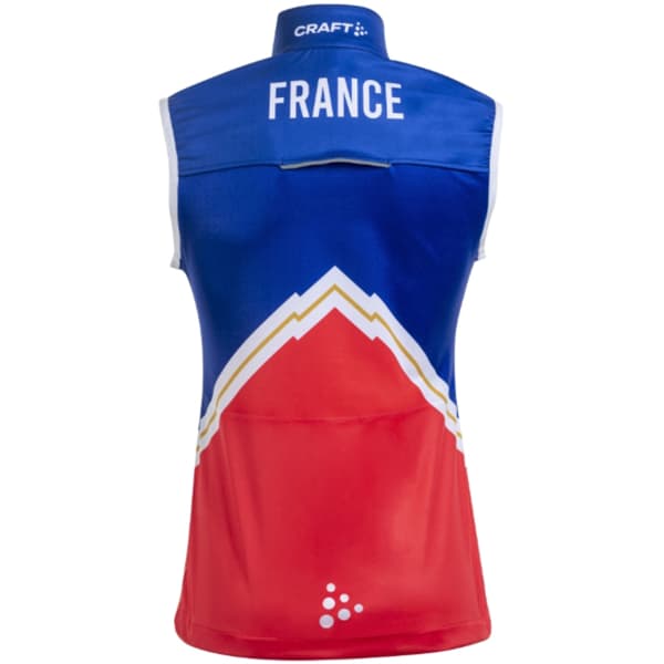Veste ski de fond CRAFT VEST LIGHT FFS 24 W BLUE/WHITE/RED