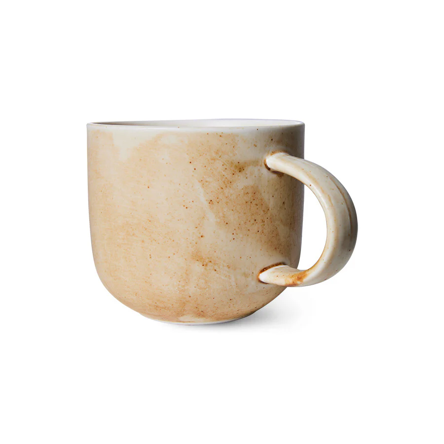 HKliving  Chef ceramics krus - Creme/brun