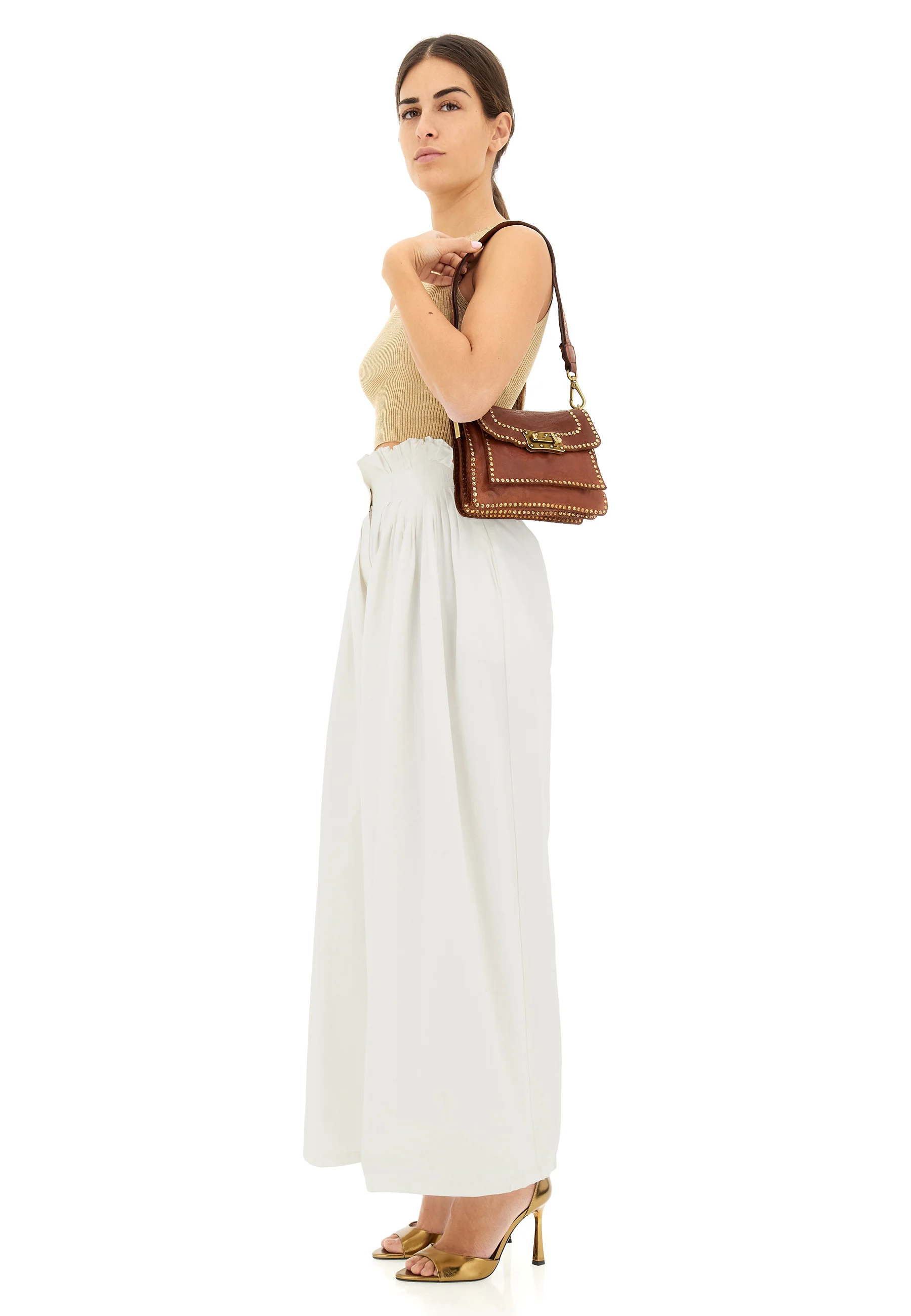 AGNESE - Sac à bandoulière | Marron