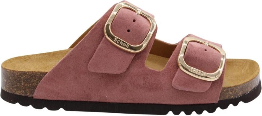Scholl Brick Red Tweeband Slipper Noelle