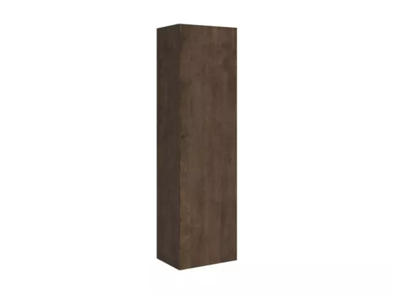 Armoire lit 160x190 avec canapé et colonne de rangement bois noyer Kanto-Couleur Microfibre 17