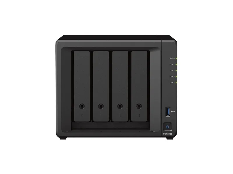 Synology Disk Station DS923  - NAS-server - 4 bays - SATA 6Gb/s / eSATA - RAID 0, 1, JBOD, 5, 6, 10 - RAM 4 GB - Gigabit Ethernet - iSCSI support