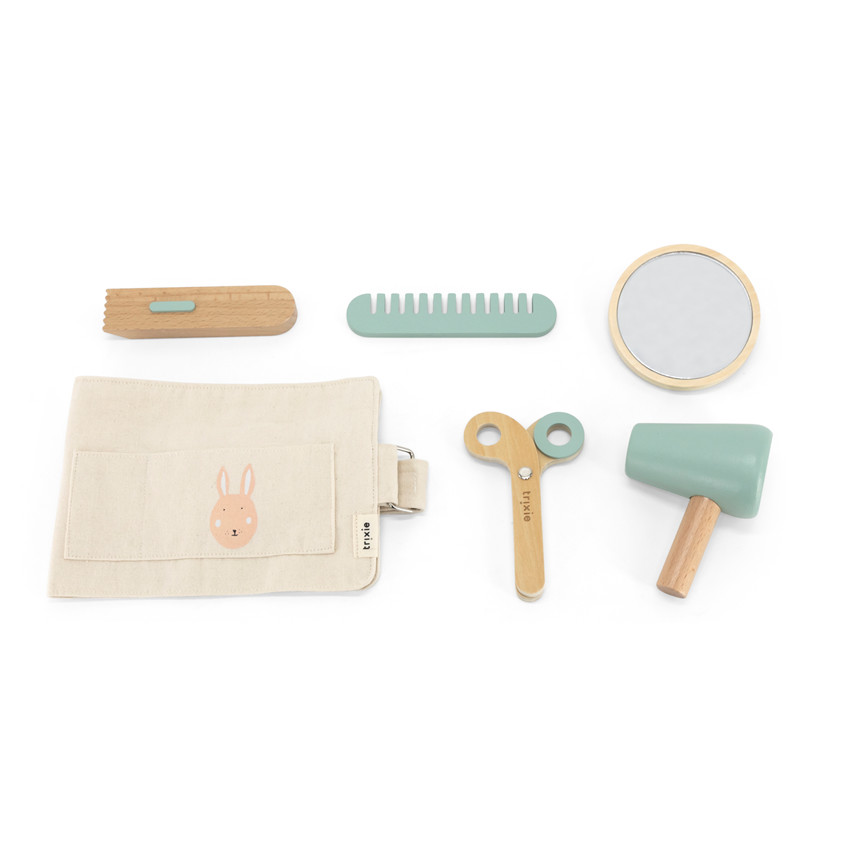 Ceinture de coiffeur en bois