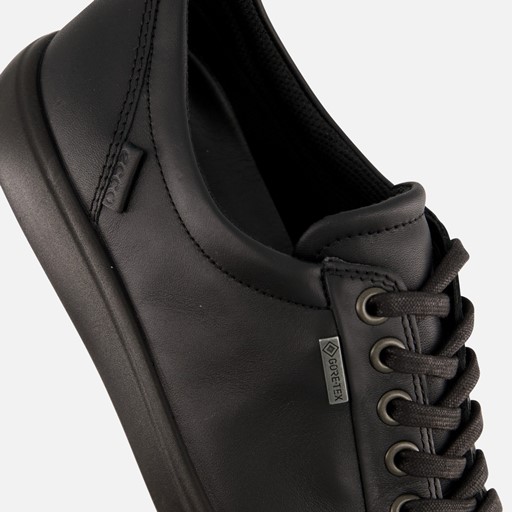 Ecco Soft 7 W Sneakers zwart Leer