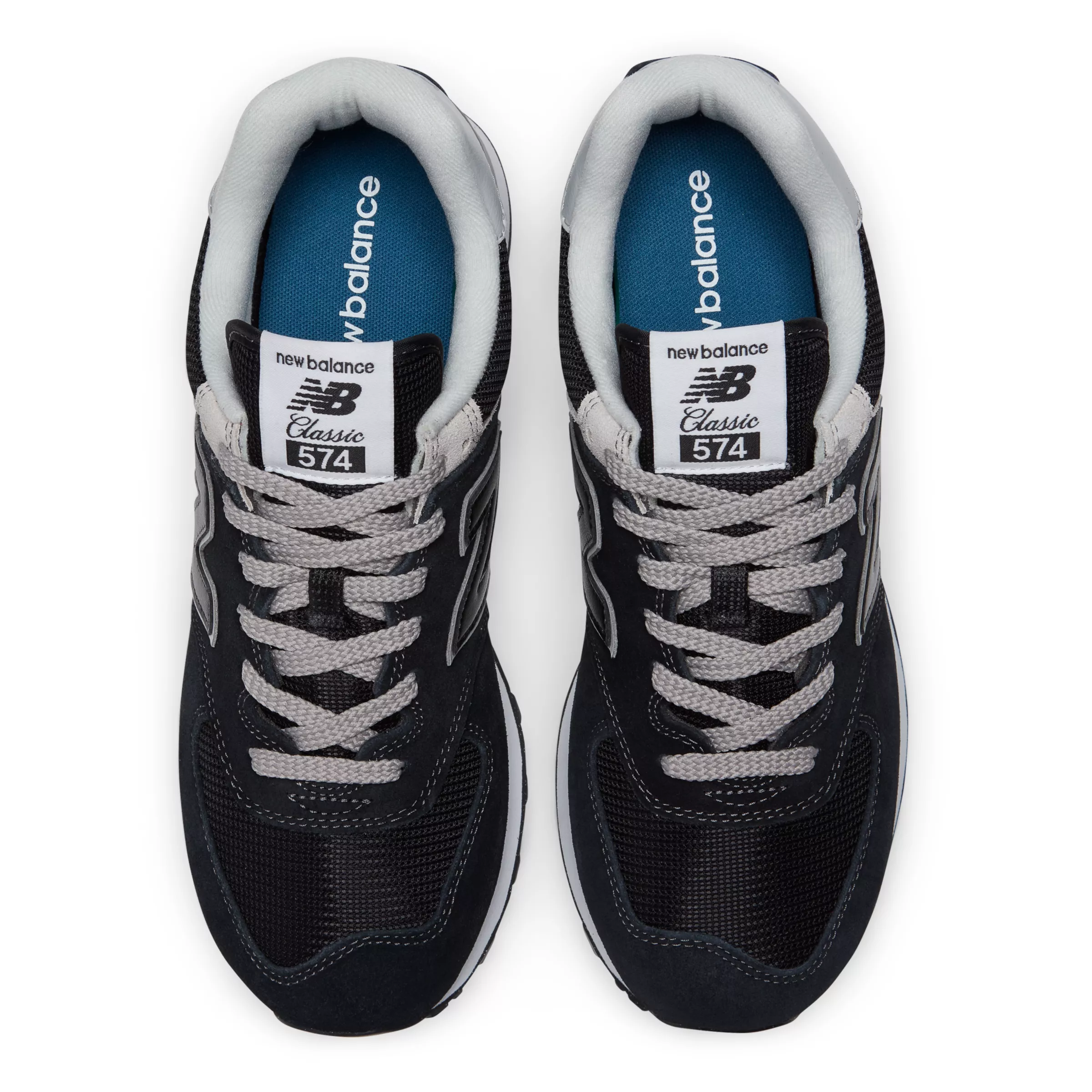 574 Core Black with White