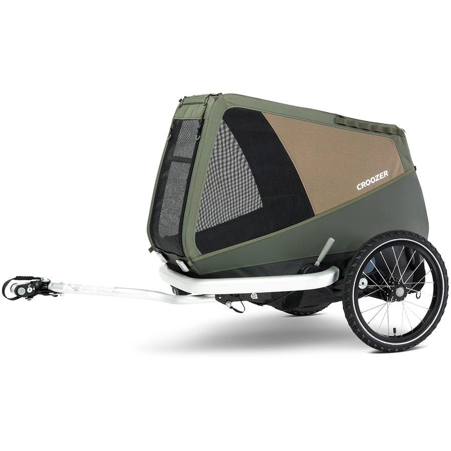 CROOZER Hundefahrradanhänger Dog Enna Moss green