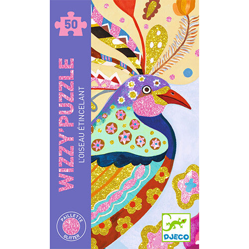 Djeco puzzel sprankelende vogel - 50st