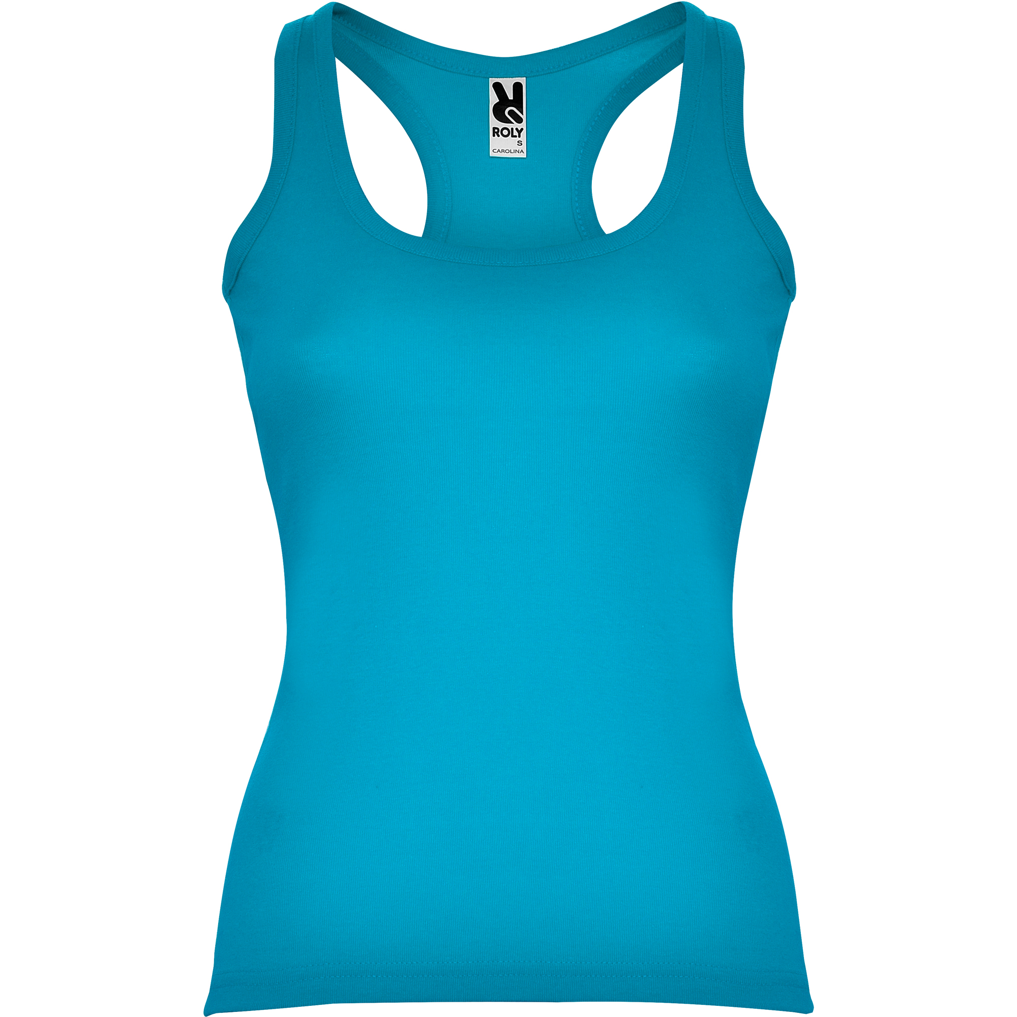 Roly CA6517 - CAROLINA T-shirt coupe près du corps avec encolure et emmanchure liserés