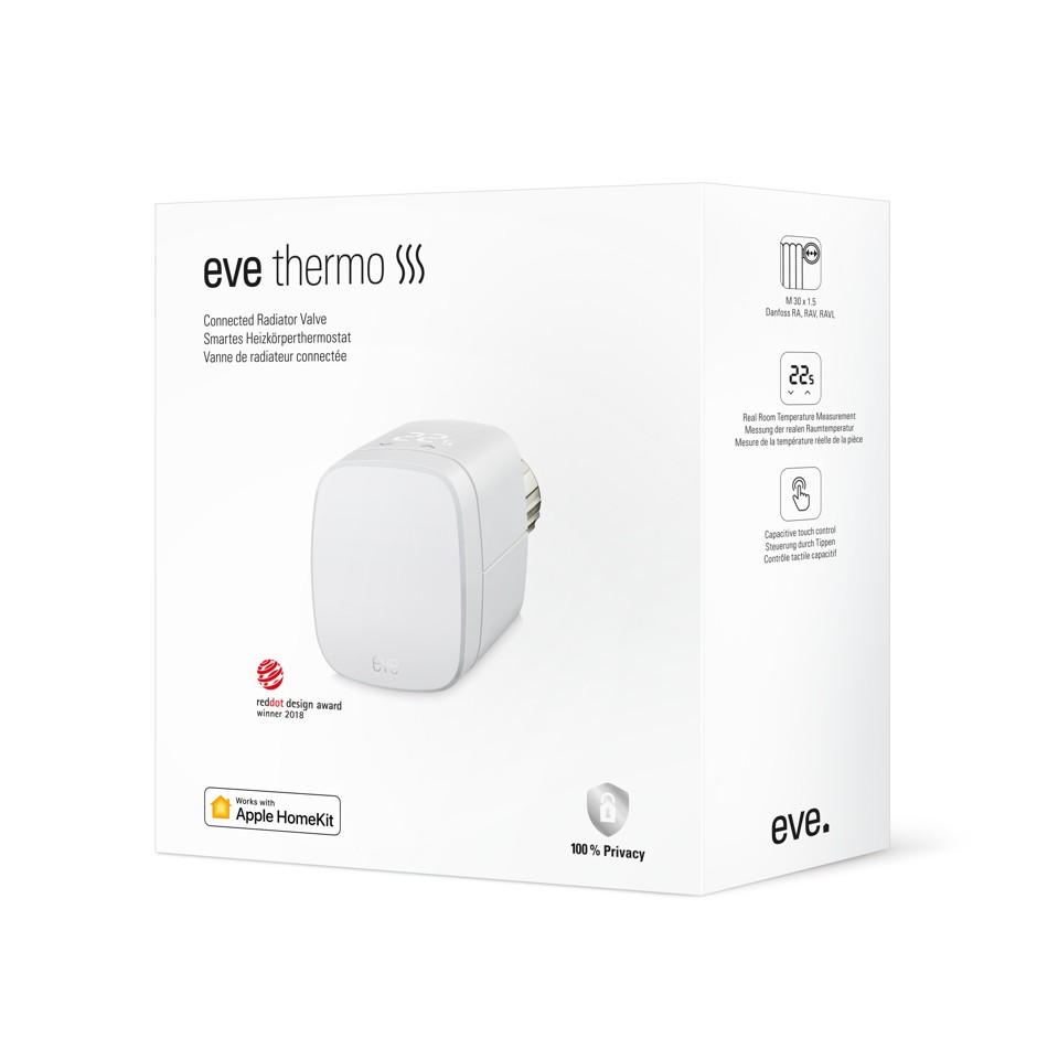 EVE - Thermo - Smart termostatisk radiatorventil (2020) HomeKit 1-pk