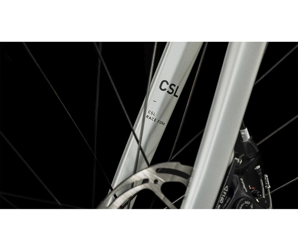 Cube Attain Pro Racefiets Zilver/Oranje Heren