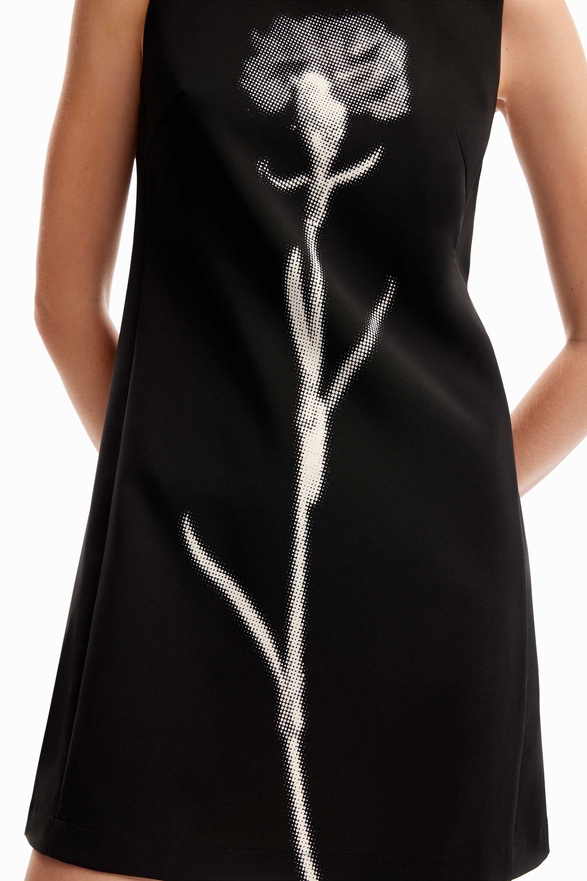 Robe chasuble fleur
