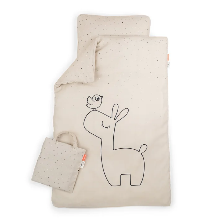 Done by Deer - Kinderbettwäsche Junior, 100 x 140 cm, Lalee, sand