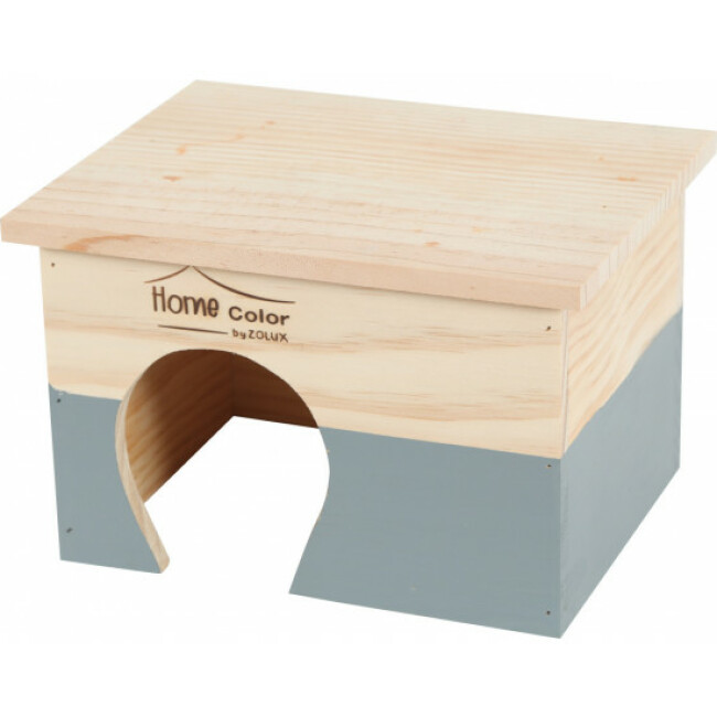 Maison abri toit plat en bois pour rongeur Zolux