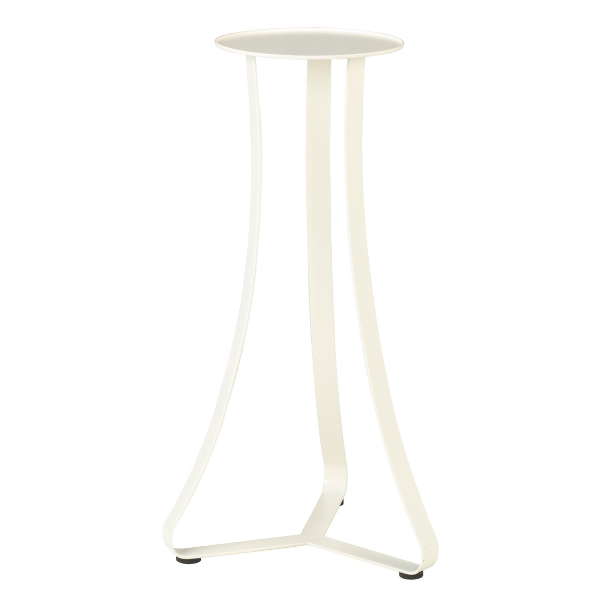 Scheurich Paris 51, plantenstandaard/bloemenstandaard/bloempotstandaard/sokkel van metaal, kleur: Wit Mat, 24 cm diameter, 51,4 cm hoog, 29,6 l inhoud.
