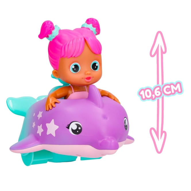 Bloopies Floaties - Badepuppen - Dolphins - 1 Stück