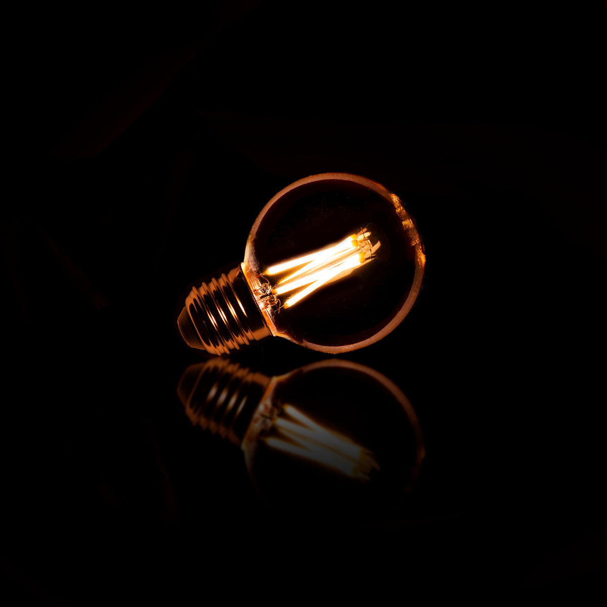 Fraaai - Lichtbron LED Ã6 - amberkleurig glas