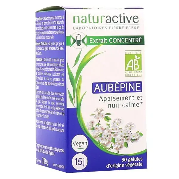 Naturative Cápsulas Vegetais Orgânicas de Espinheiro-alvar - 30 unidades