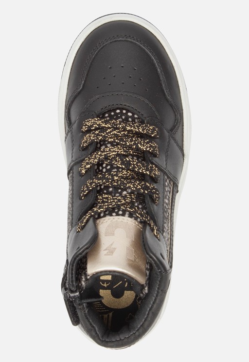 Muyters Sneakers zwart Leer 82605