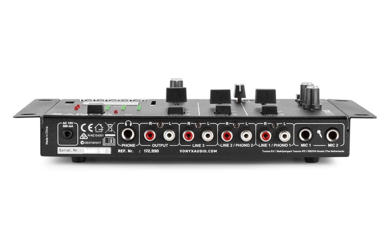 DJ-Mixer STM30304-Kanal DJ-Mixer mit USB/MP3-Player