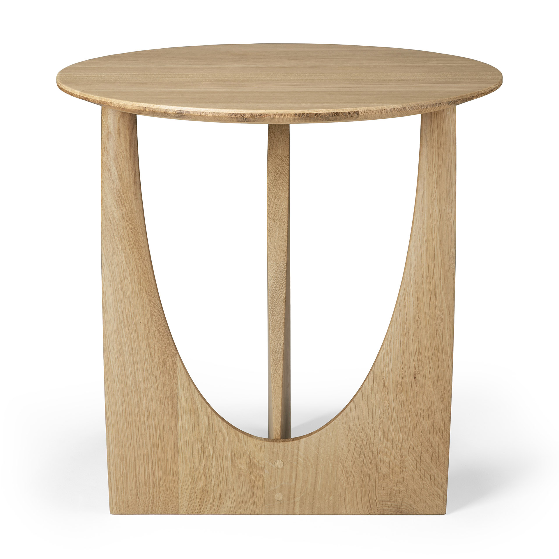 Geometric bijzettafel - eiken