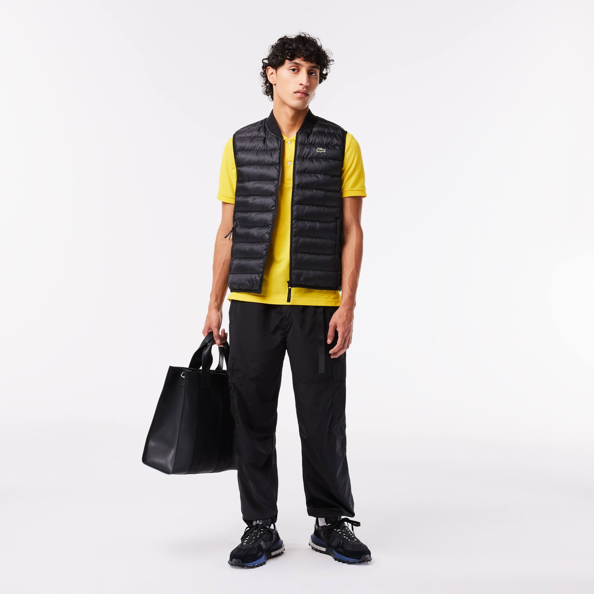 Unisex LACOSTE Practice Tote mit Kontrastaufdruck Taschen - Schwarz - Lacoste - Unisex