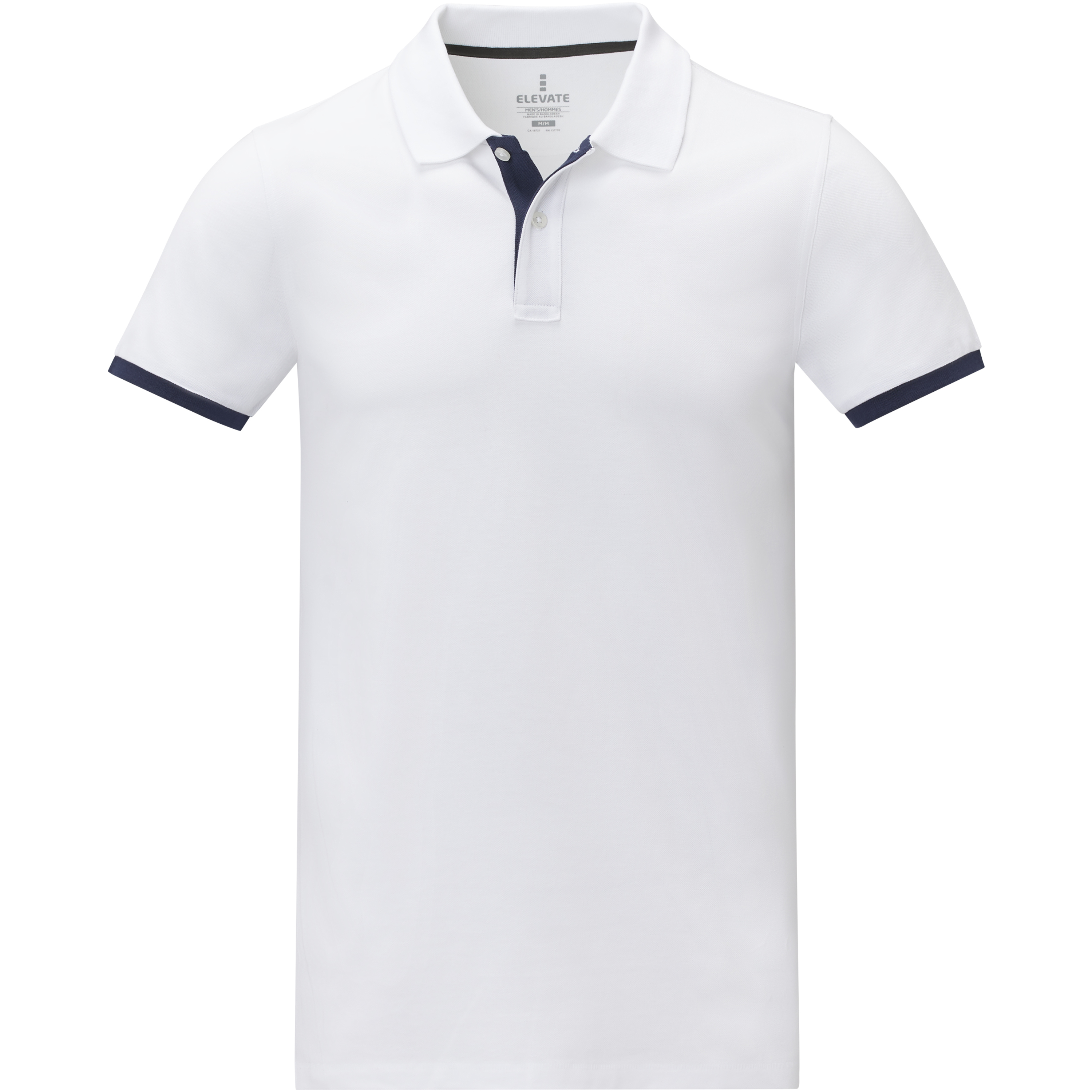 Elevate Life 38110 - Polo Morgan manches courtes deux tons homme