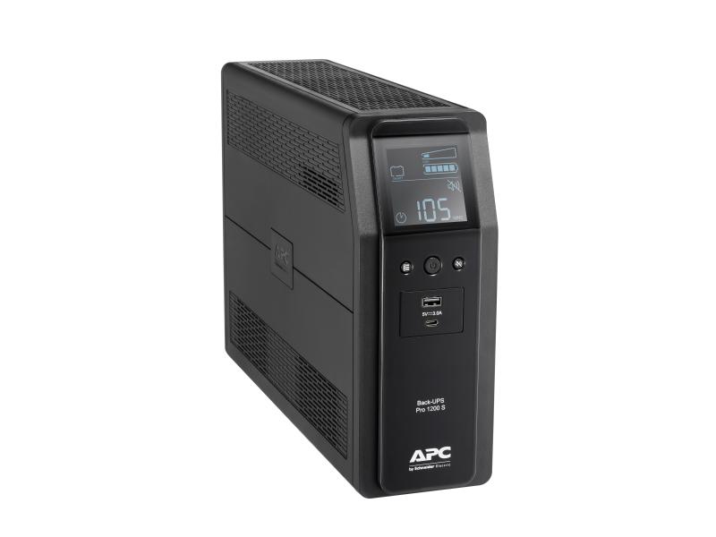 APC USV BR1200SI 1200 VA / 720 W Back UPS Pro BR 1200 VA, Sinewave, 8 Ausgänge, AVR, LCD-Schnittstelle