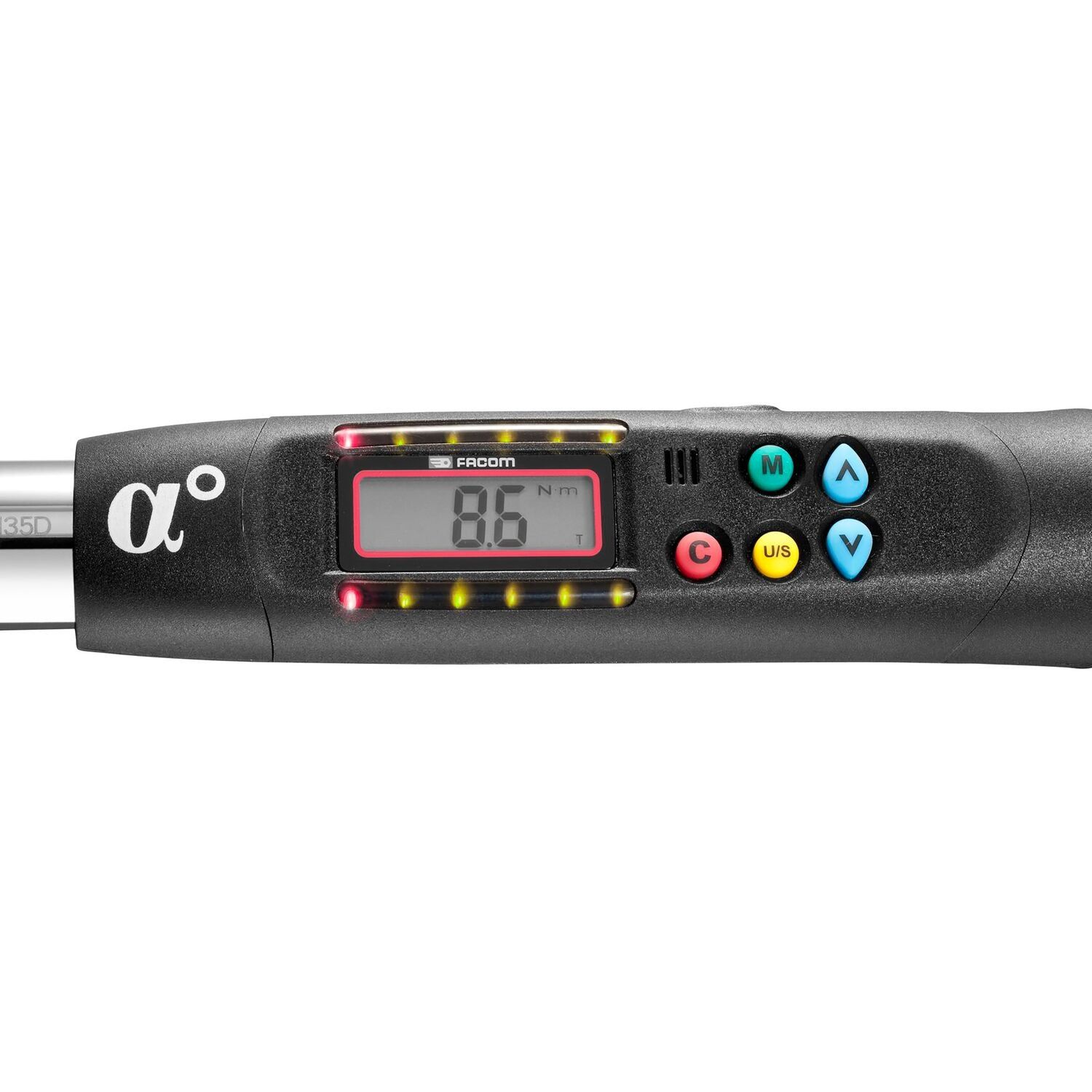 Facom Elektronische Momentsleutel Koppel/Hoek met 1/2″ Ratel 200Nm - E.316A200S