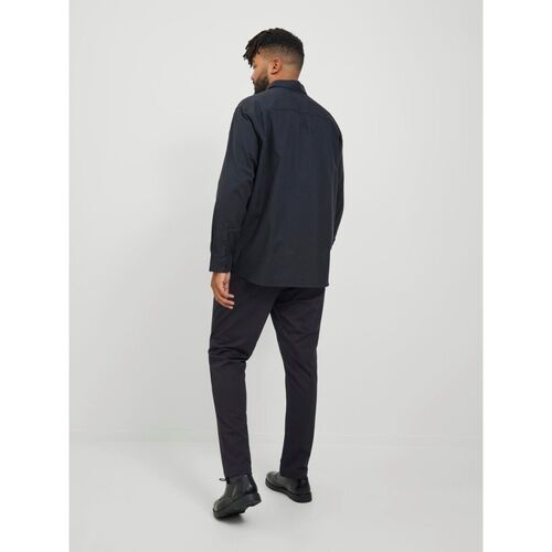 Jack & Jones - 12250503 MARCO JJCOOPER CHINO-BLACK Negro