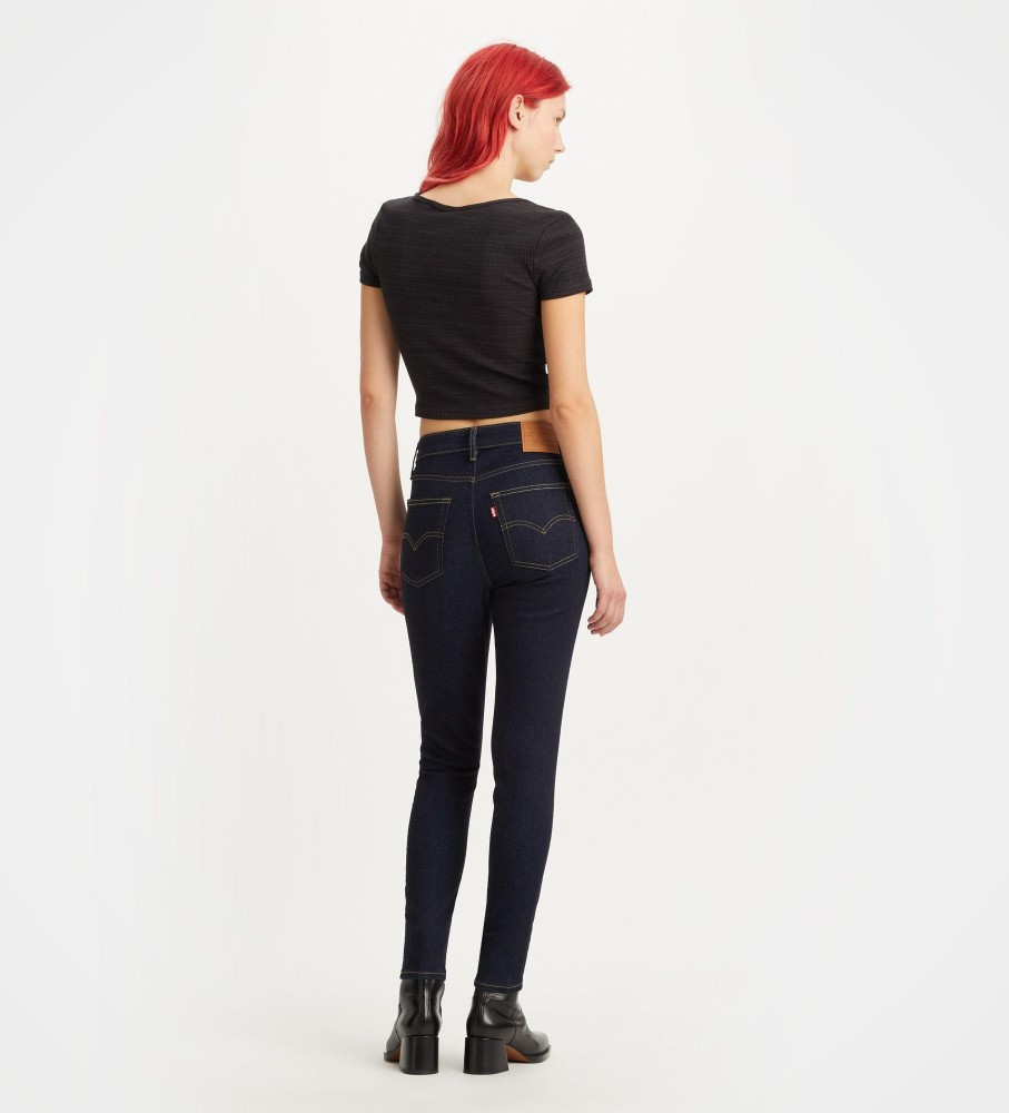 Calça jeans skinny Levi's 721 azul marinho