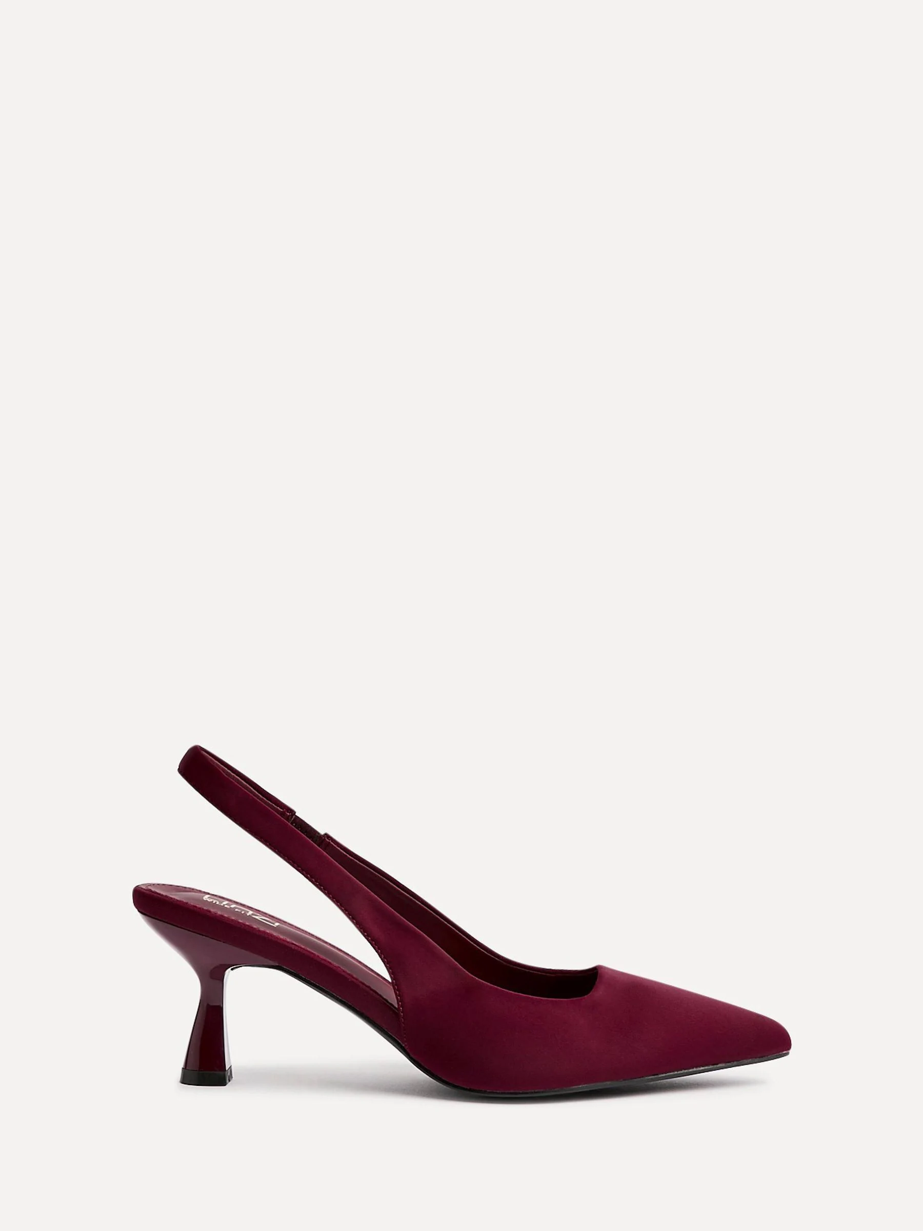 Rood - Linzi Izzie slingback pumps met brede pasvorm en hoge hakken