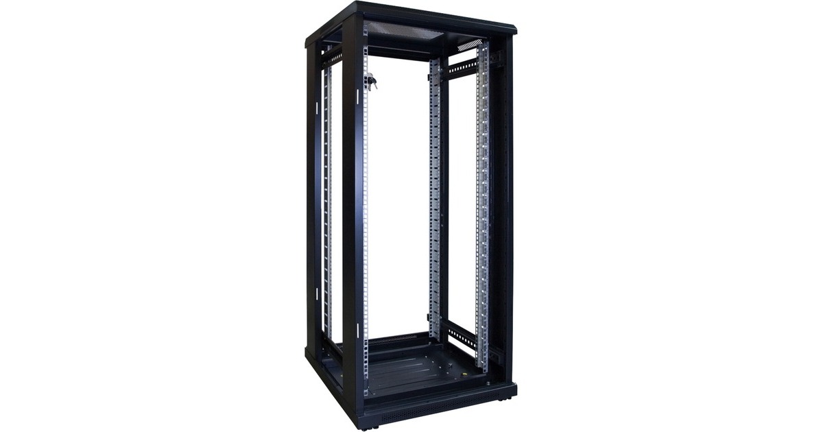 DSI27U serverkast met glazen deur - DS6627 server rack  (Zwart, 600 x 600 x 1400mm)