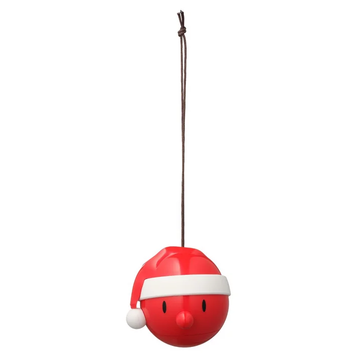 Hoptimist - Santa Ornament, rot (2er-Set)
