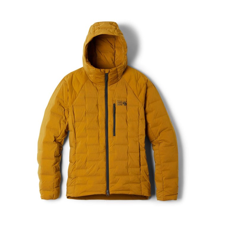Mountain Hardwear Stretchdown Hoody Jacket Women Olive Gold