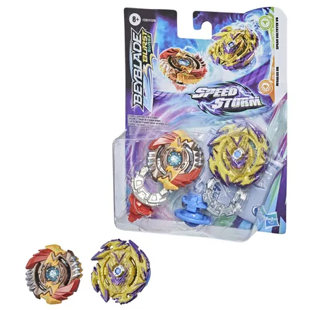 Hasbro Beyblade Speedstorm Dual Pack Spear Valtryek V6 & Regulus R6