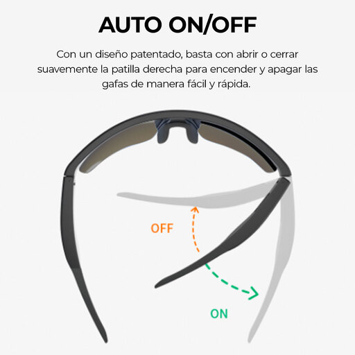 Óculos inteligentes Ksix Phoenix com música, chamadas e proteção UV400.