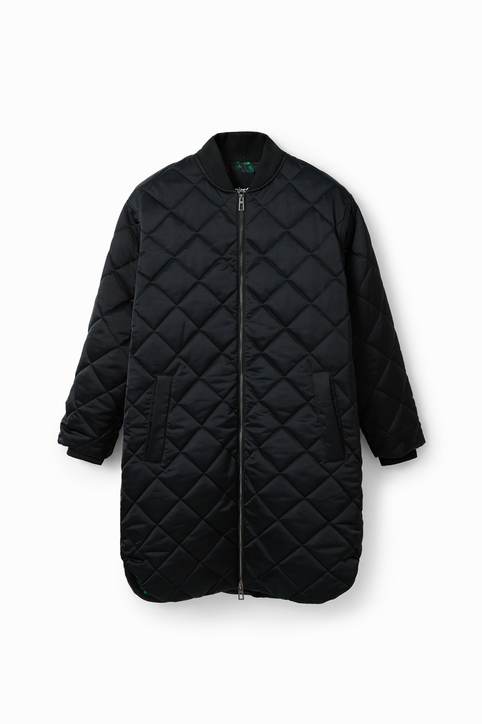Long bomber matelassé