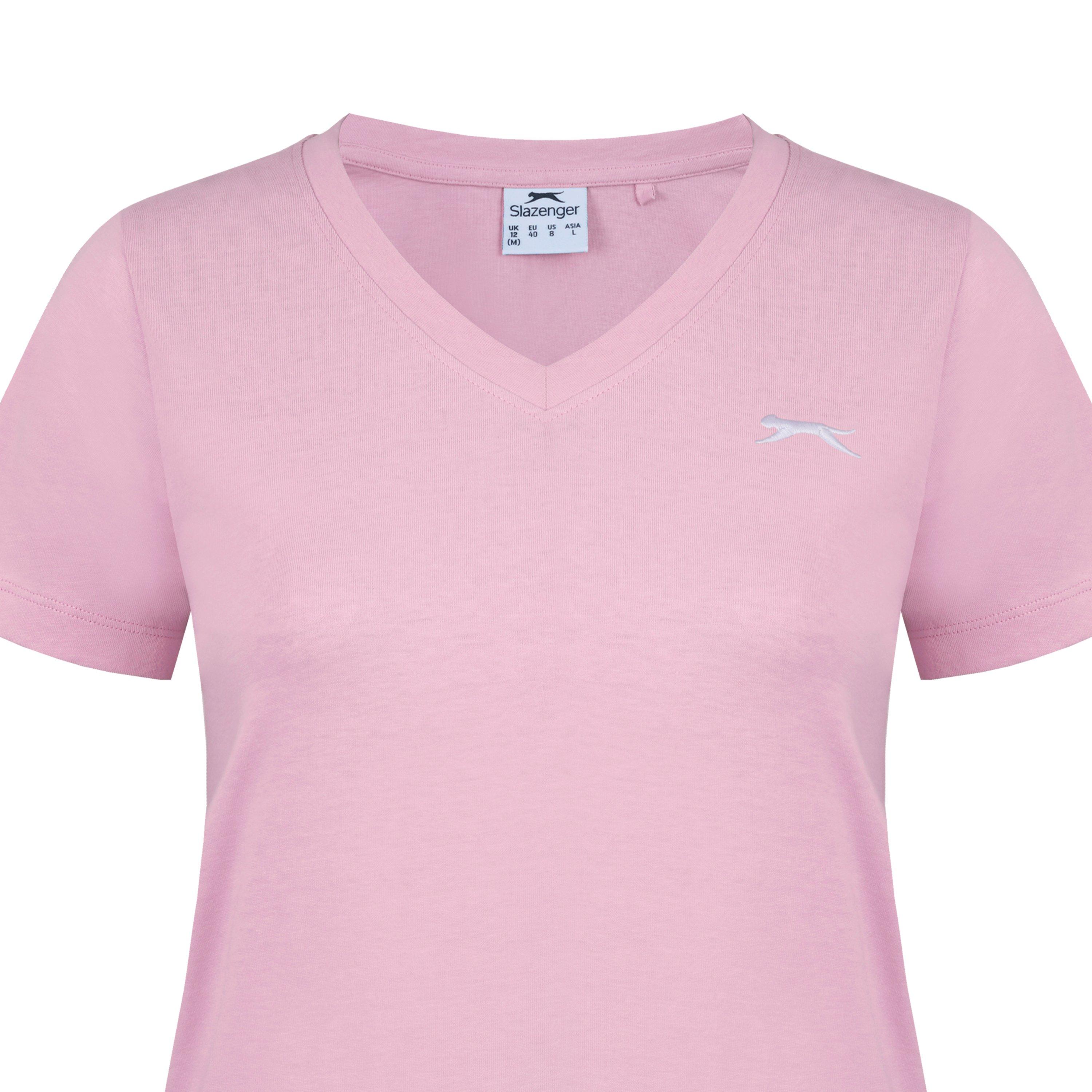 Slazenger Ladies V Neck Tee Shirt