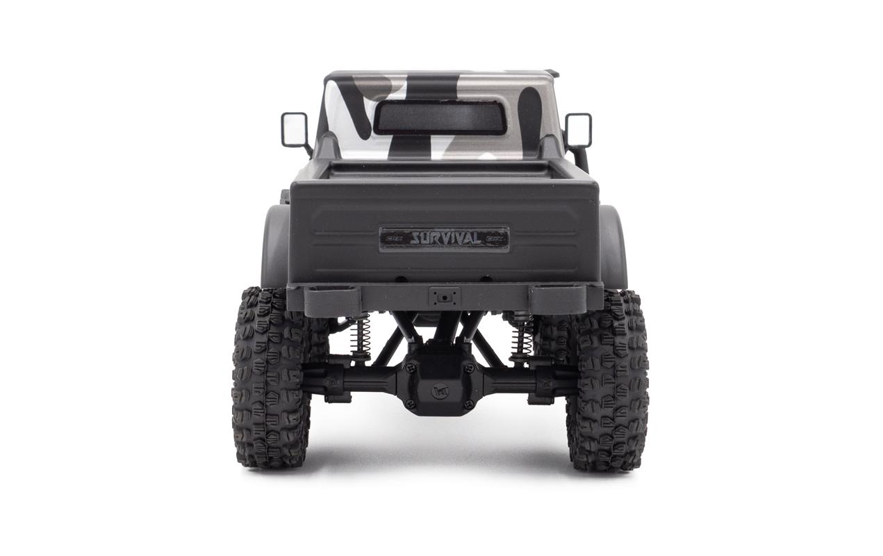 Scale Crawler CRX18 Pick-up 4WD Grau, RTR, 1:18<br>Kleiner Rock Crawler im RTR Set