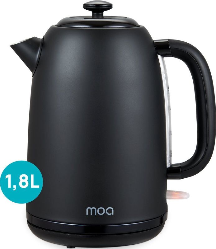 MOA Waterkoker 1,8 liter - Modern - Elektrisch - Zwart - EK2B