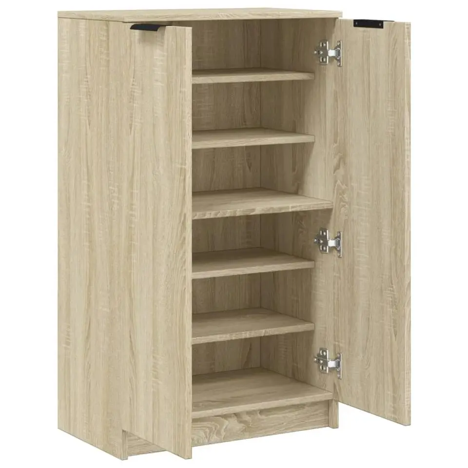 vidaXL - Schoenenrek - Bruin - Bewerkt hout